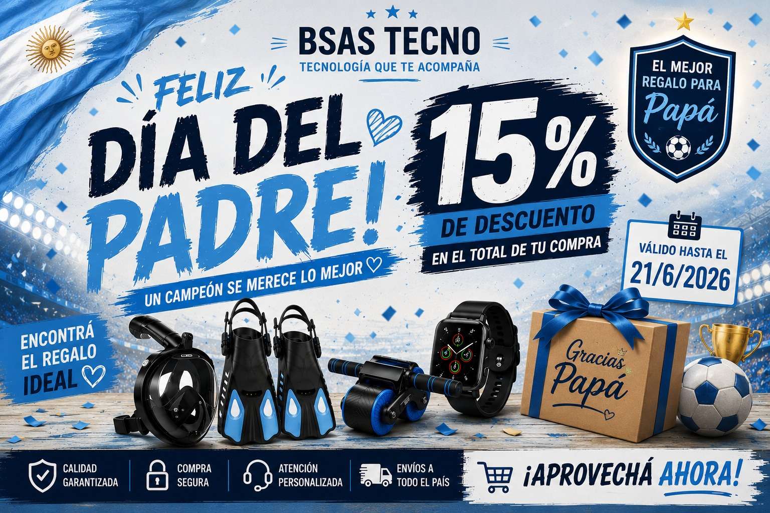 dia del padre 15 off