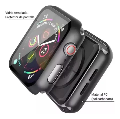 Bumper Protector Marco + Vidrio Apple Watch 42mm Serie 10 - Imagen 4