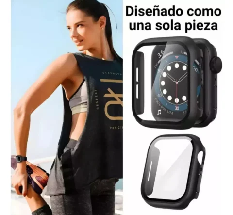 Bumper Protector Marco + Vidrio Apple Watch 42mm Serie 10 - Imagen 5