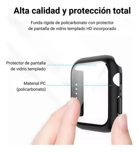 Bumper Protector Marco + Vidrio Apple Watch 42mm Serie 10 - Imagen 2