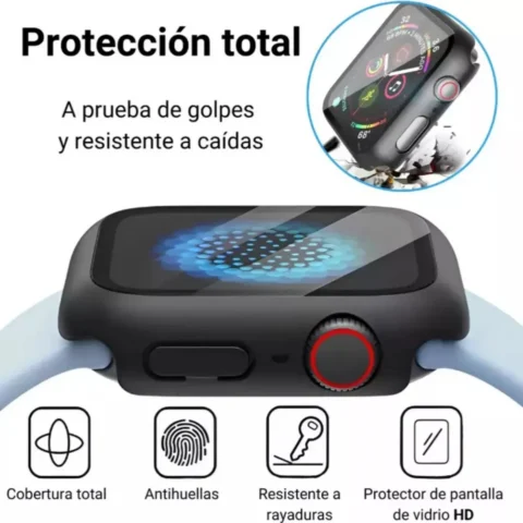 Bumper Protector Marco + Vidrio Apple Watch 42mm Serie 10 - Imagen 3