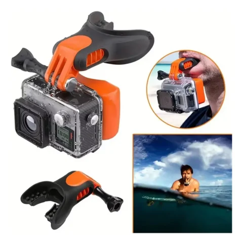 Soporte Bucal Para Camaras Deportivas Tipo Gopro Surf - Imagen 2